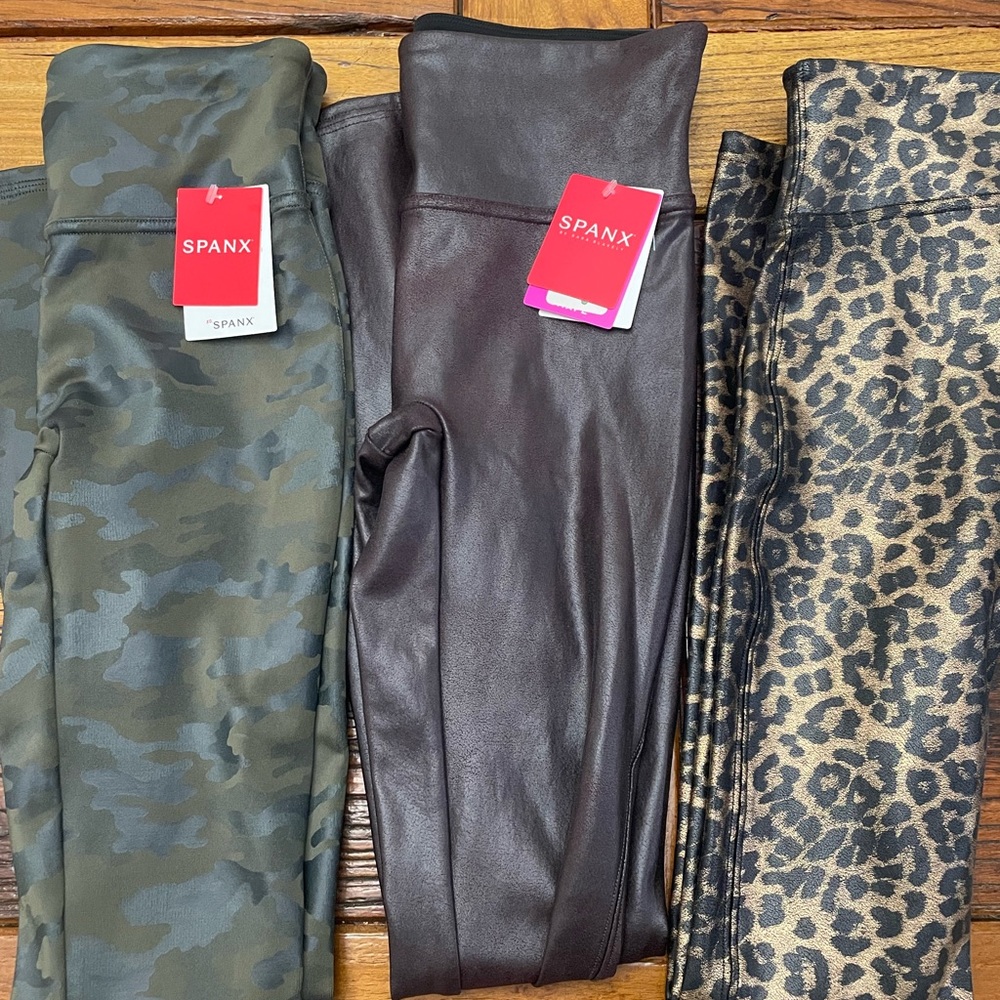 Spanx leggings xs 3 pair NWT